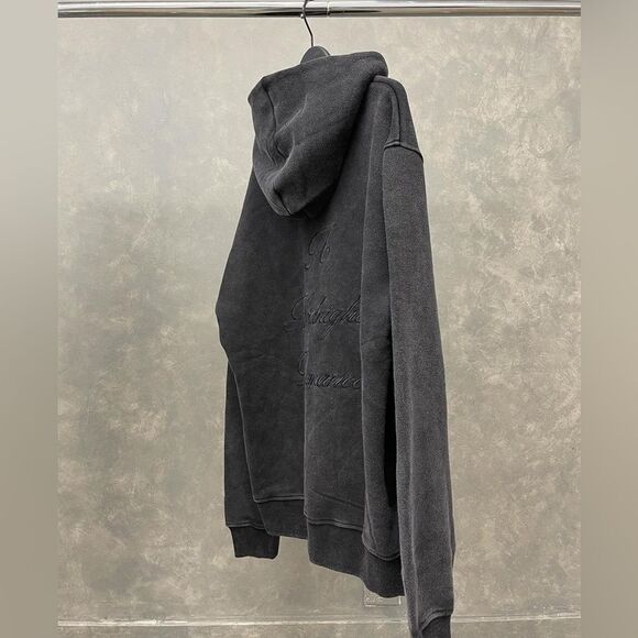 NWT Club Paradise Midnight Hoodie Vintage Black - Romance Embroidered - Size XL - Picture 6 of 9